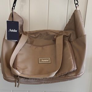 The Foldie Tan Travel Bag